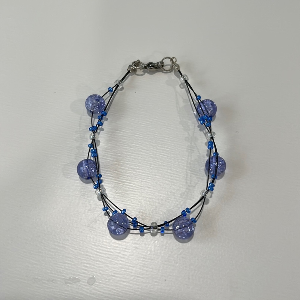 Blue stones bracelet